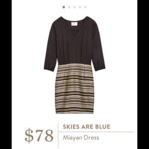 Skies Are Blue Miayan Dress